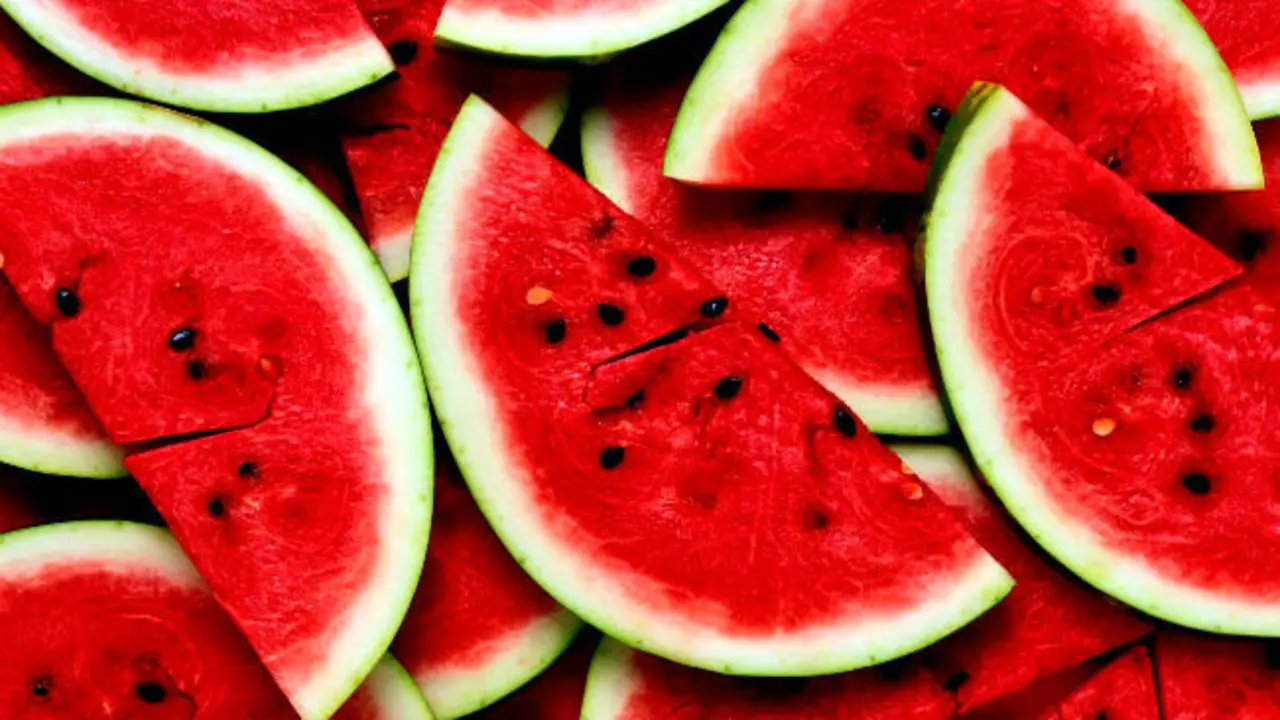Tomar sandia.