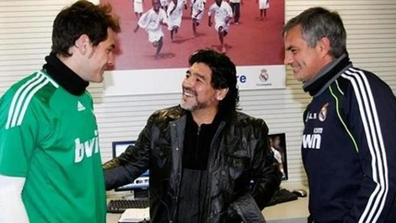 maradona, mou y casillas