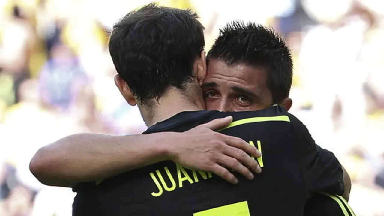 Villa se fue emocionado.