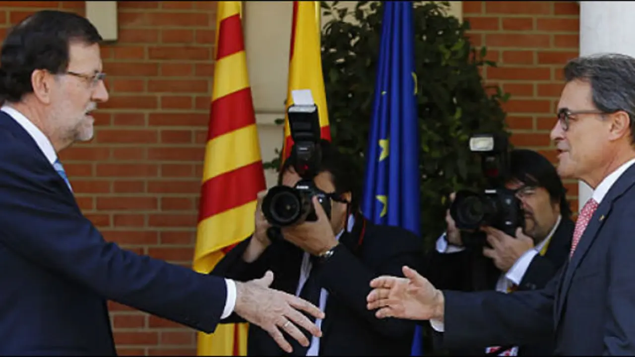 Mariano Rajoy y Artur Mas
