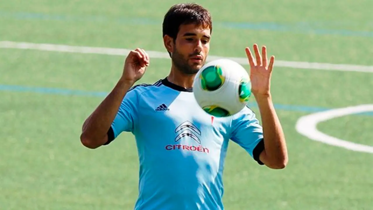 Borja Oubi&ntilde;a, centrocampista del Celta de Vigo