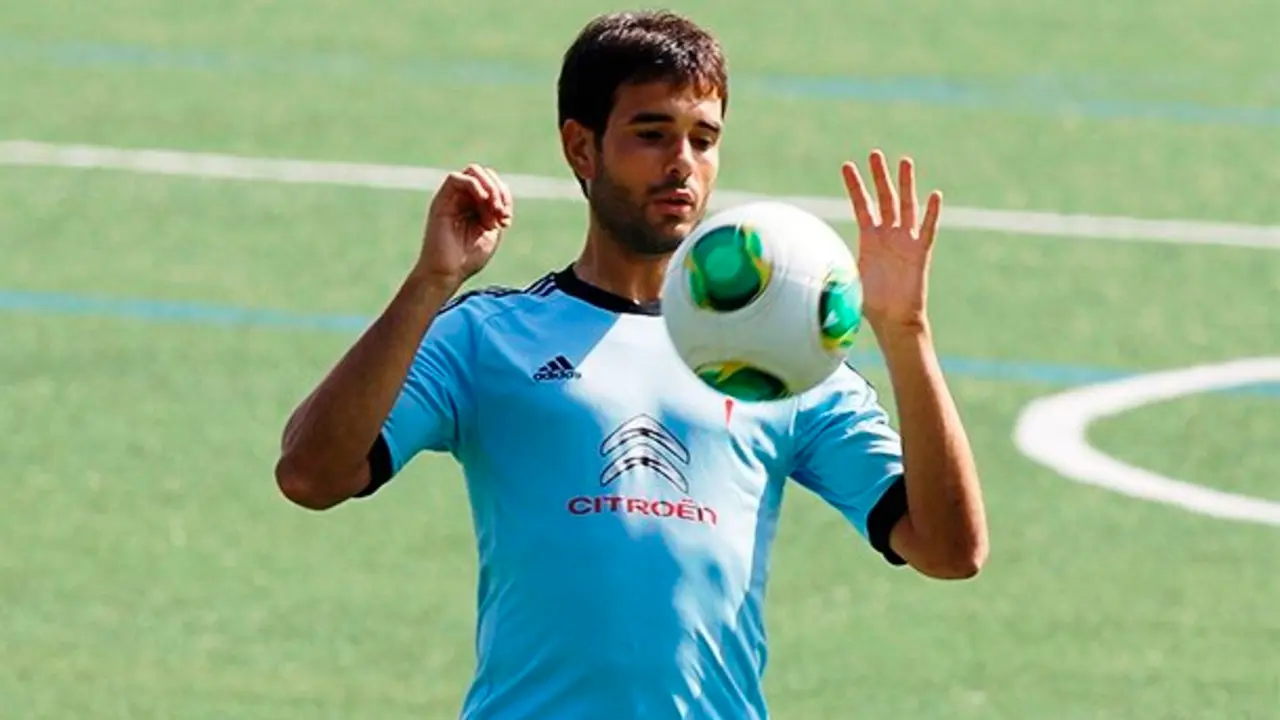 Borja Oubi&ntilde;a, centrocampista del Celta de Vigo