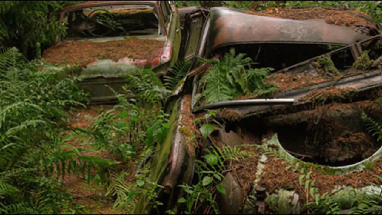 Autom&oacute;viles abandonados en B&eacute;lgica. / earthporm.com