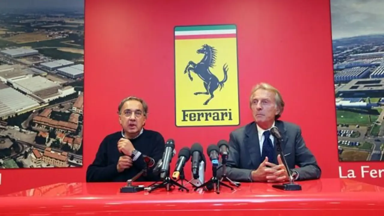 Conferencia de prensa conjunta de Sergio Marchionne y Luca Cordero di Montezemolo/corrieredellosport.it