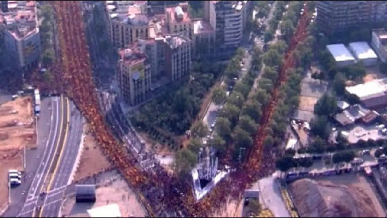 V de la Diada de 2014. / TV3