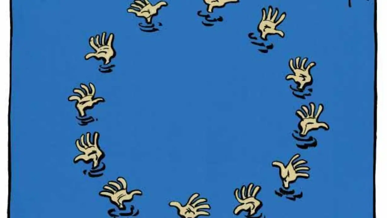 Europa despu&eacute;s de la austeridad. / Dibujo de Rom, de Holanda
