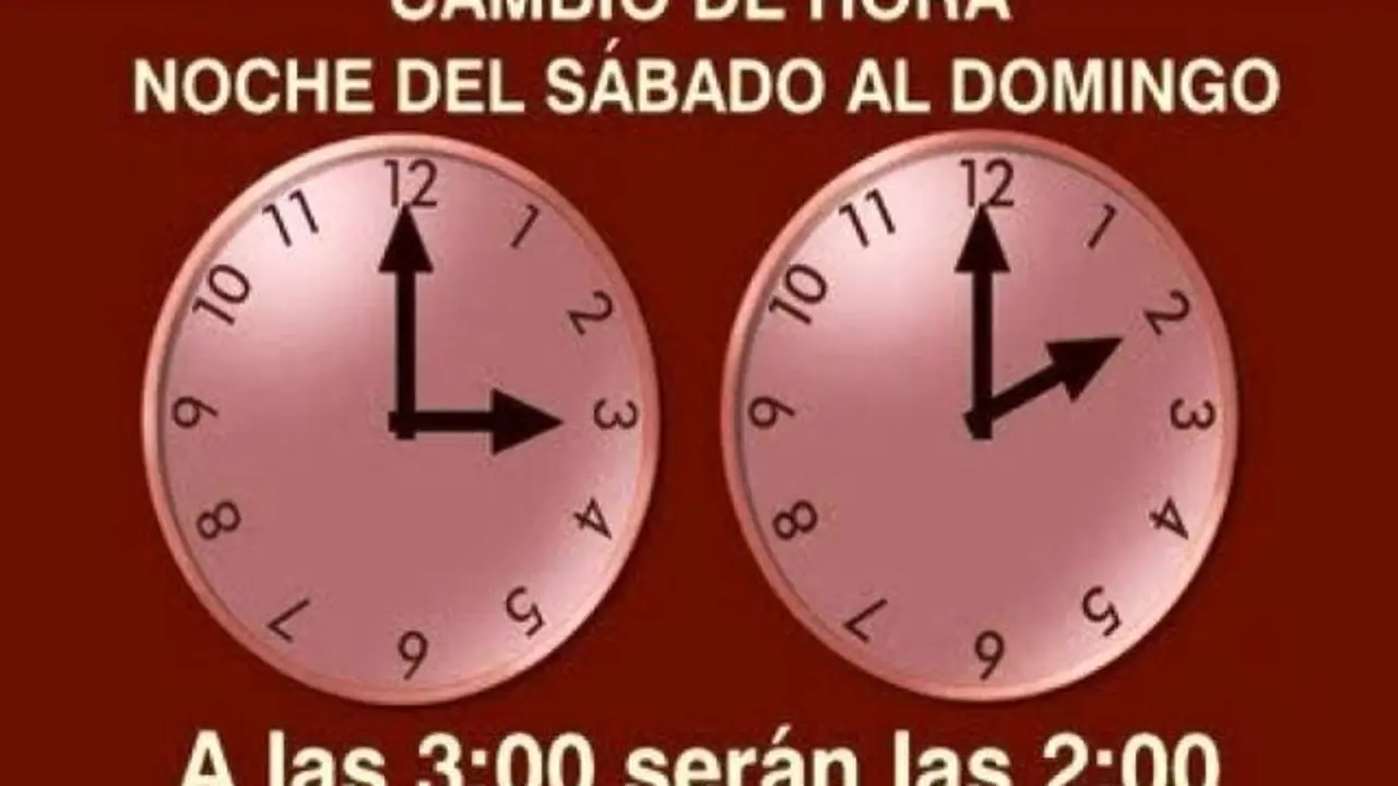 Cambio de hora.