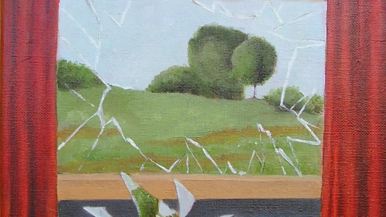 La llave de los campos, uno de los cuadros m&aacute;s recordados del pintor surrealista belga Ren&eacute; Magritte.