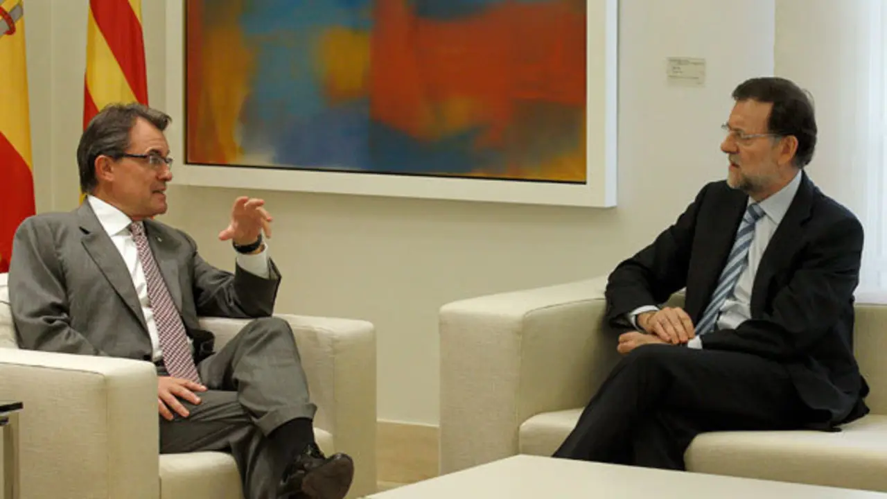 Artur Mas y Mariano Rajoy.