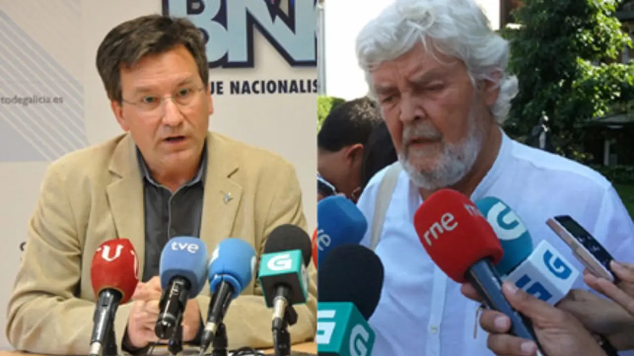 Xavier Vence e Xos&eacute; Manuel Beiras. / eldiario.es