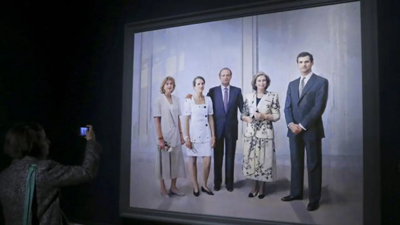 La familia de Juan Carlos I. / Antonio L&oacute;pez