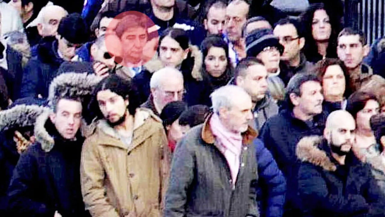 Lendoiro, en el entierro de Francisco Javier Romero Taboada.