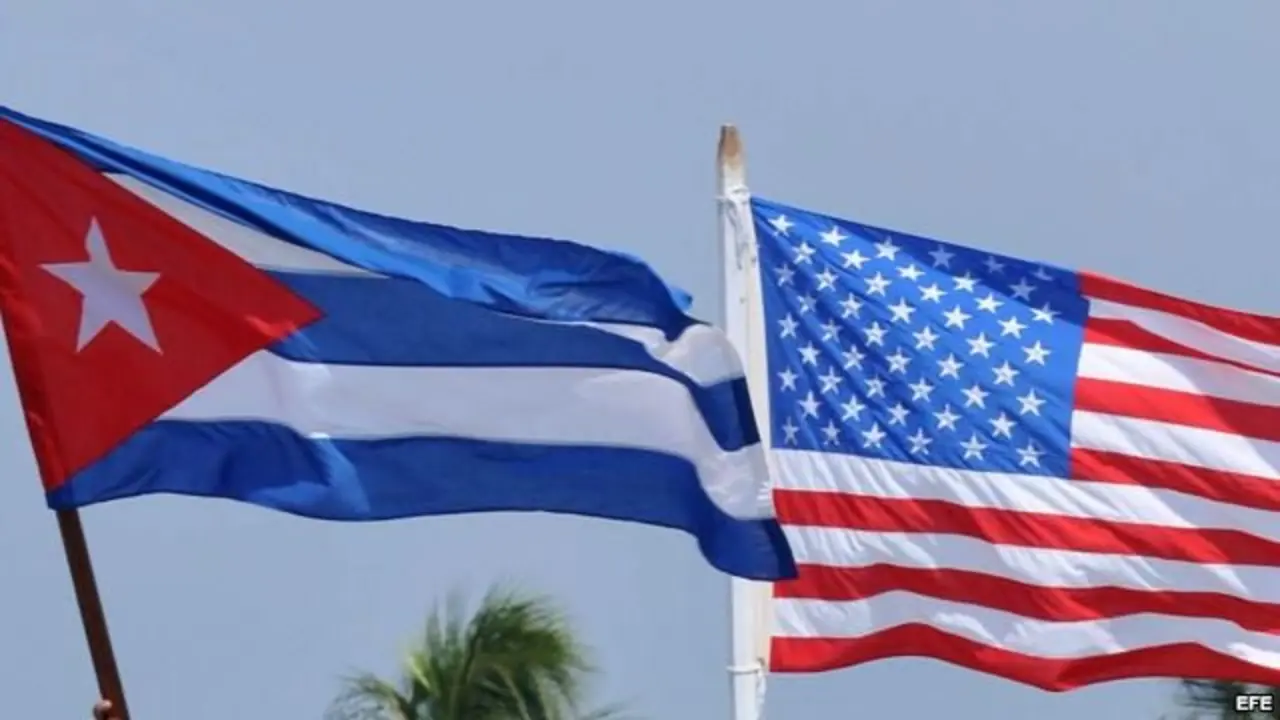 Banderas de Cuba y Estados Unidos. / puntoporpunto.com