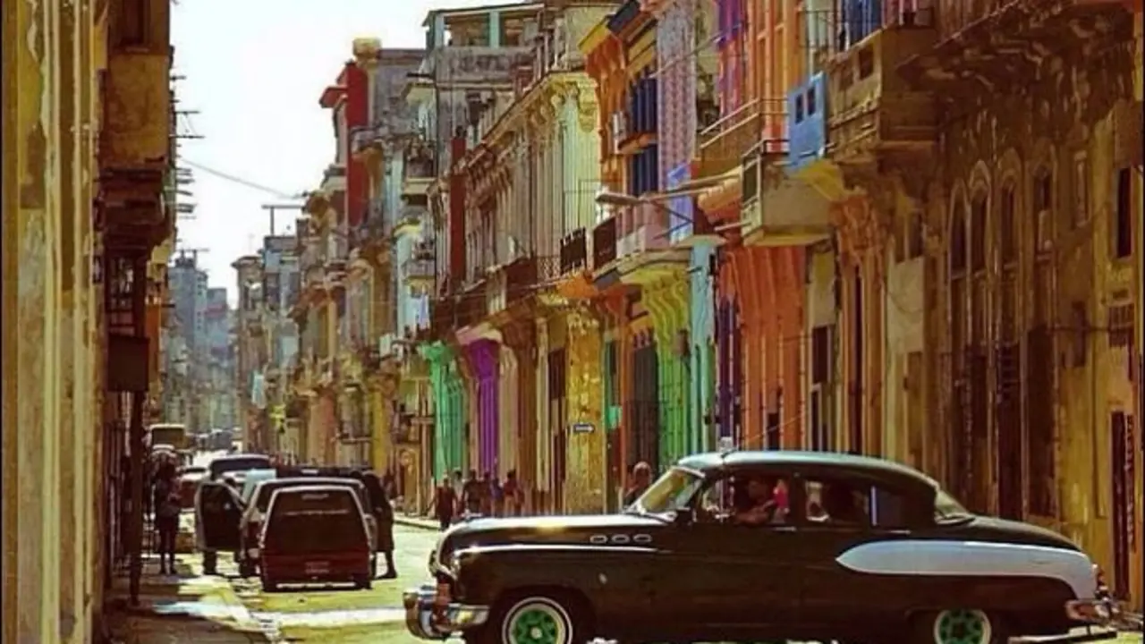Una calle de La Habana.