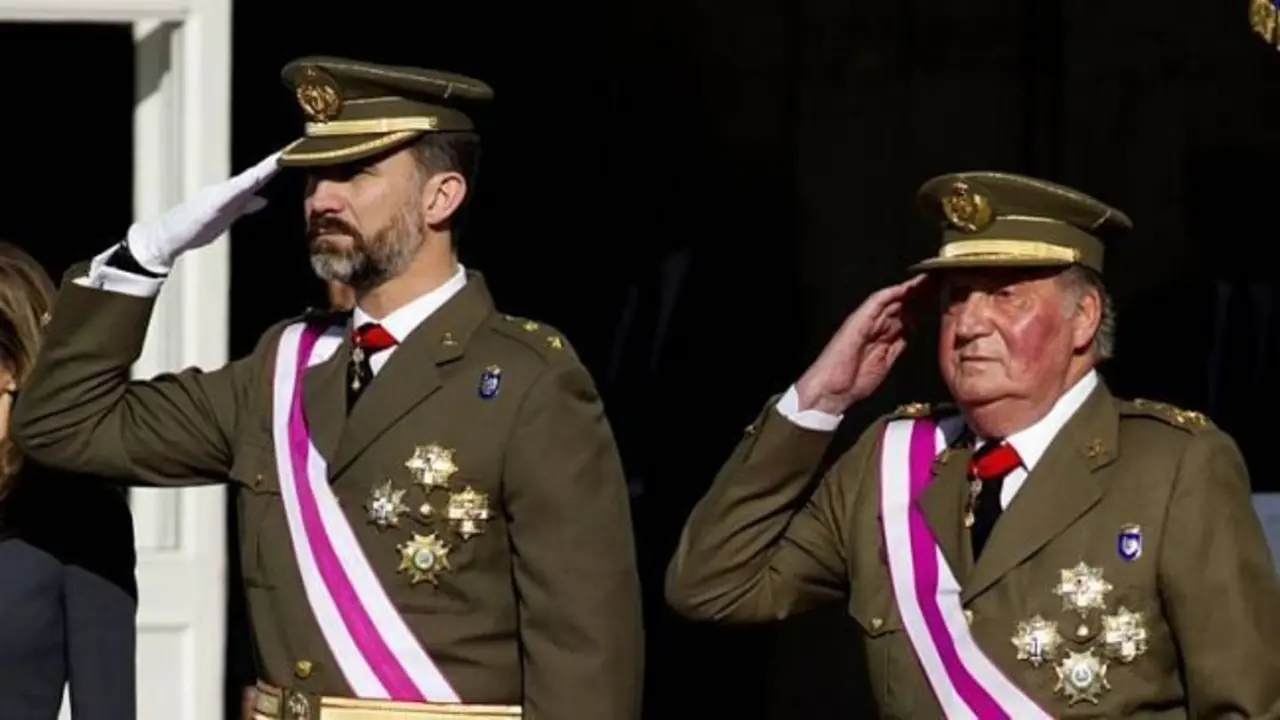 Felipe VI y Juan Carlos I