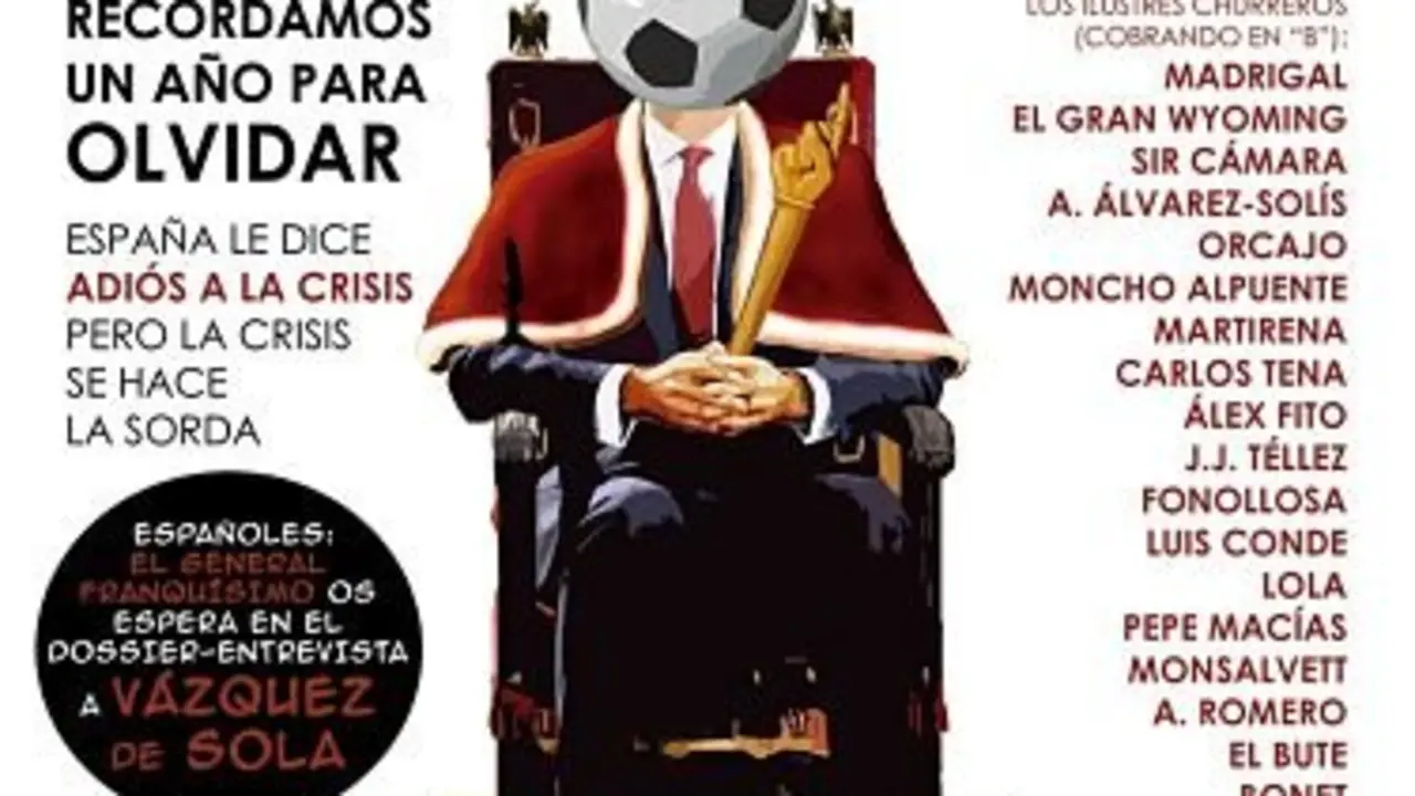Portada de la nueva revista El churro ilustrado - Enero 2015