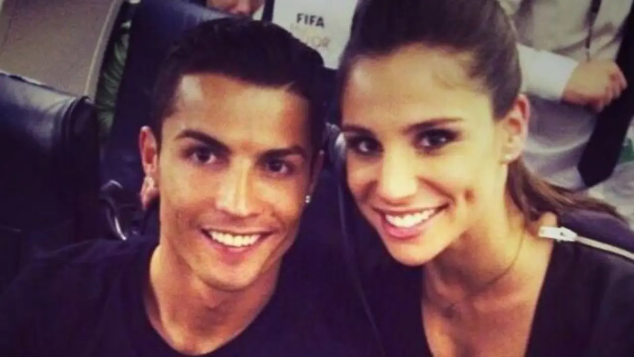 Cristiano Ronaldo con Luc&iacute;a Villal&oacute;n.
