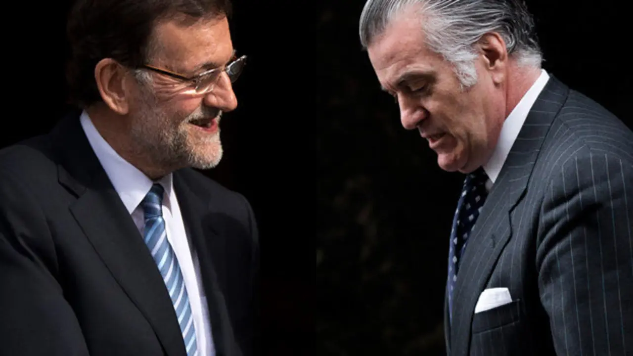 Mariano Rajoy y Luis B&aacute;rcenas. / Vanity Fair