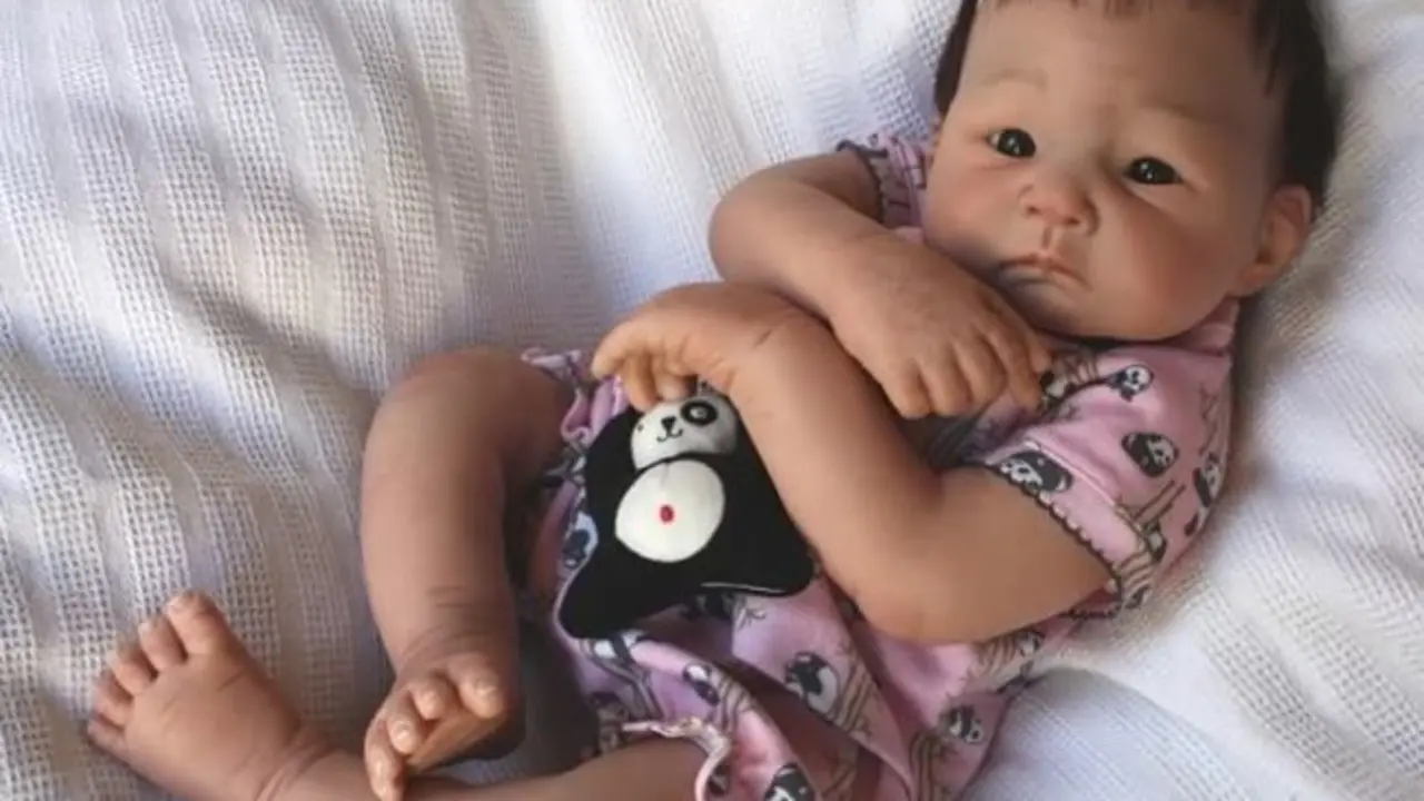 Imagen de un beb&eacute; reborn.
