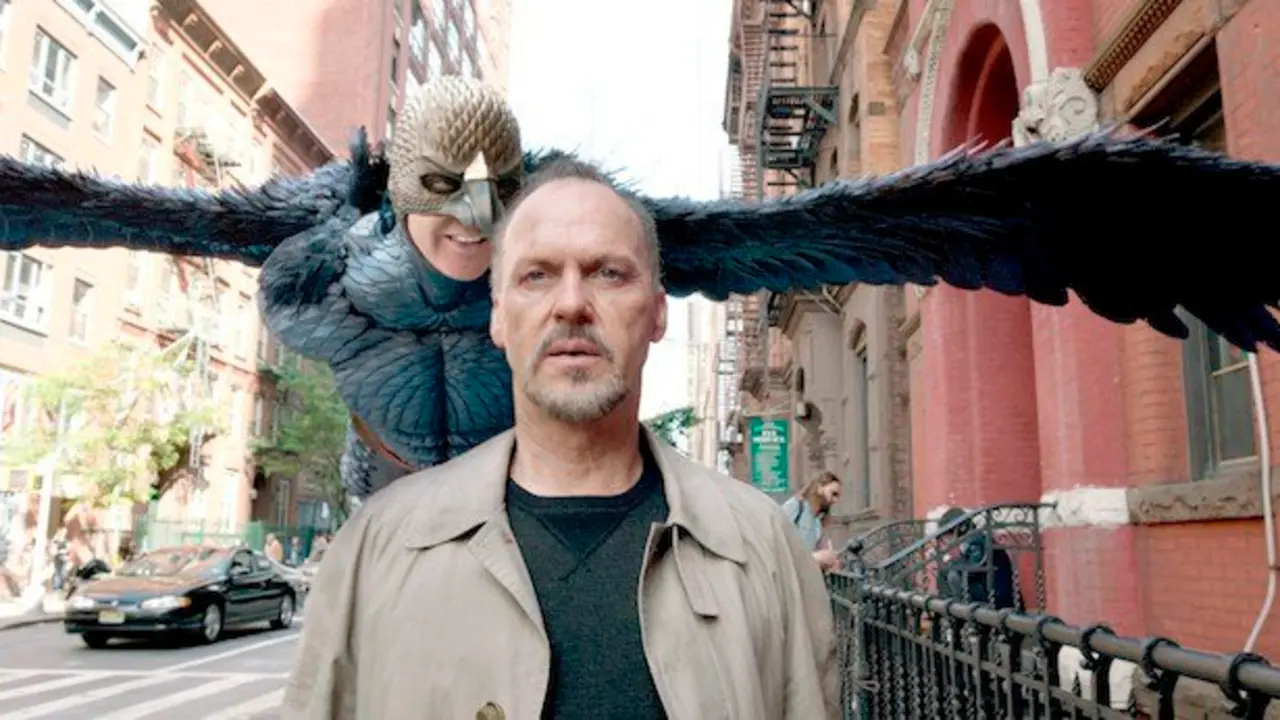 Michael Keaton en un fotograma de Birdman.