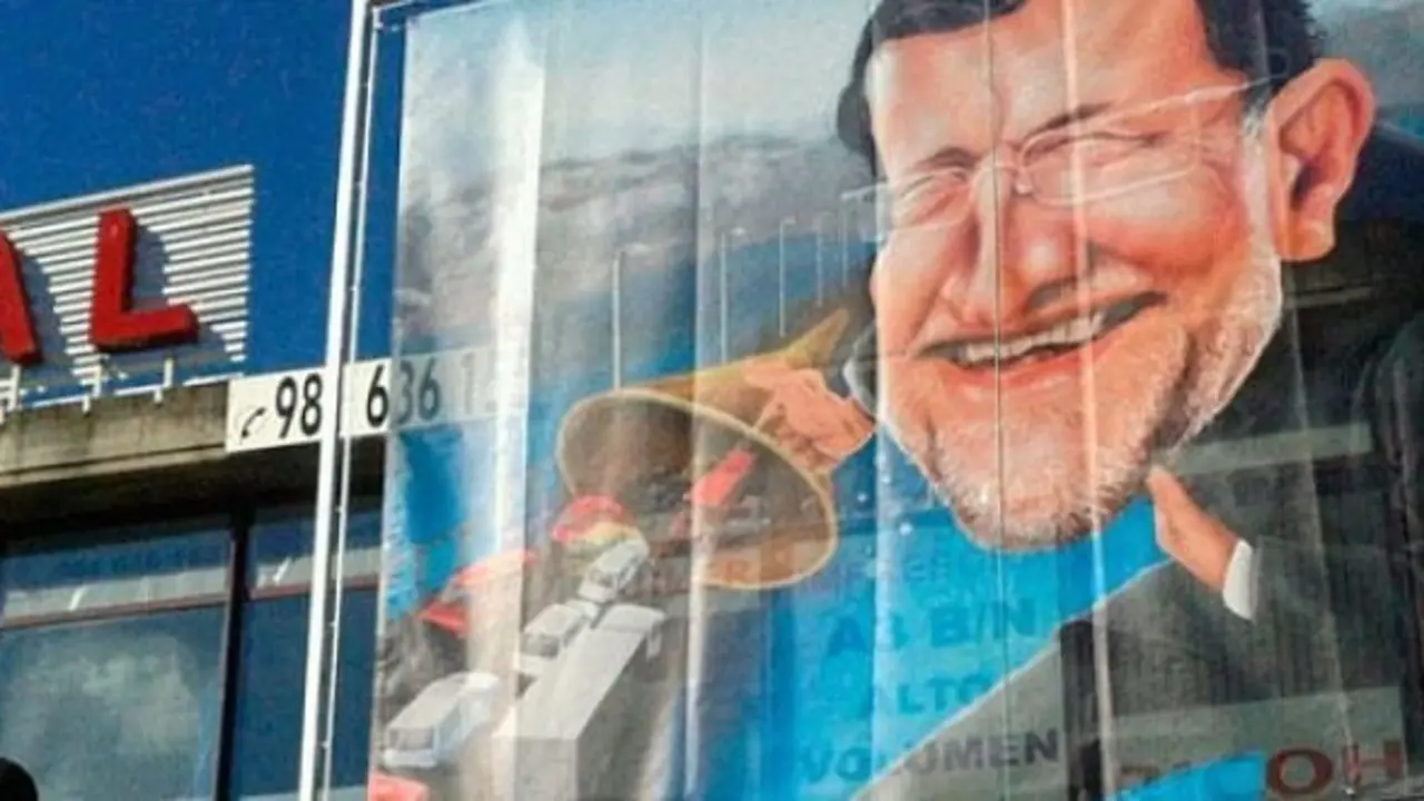 Protesta en Oleiros contra o Goberno de Mariano Rajoy. / Mundiario