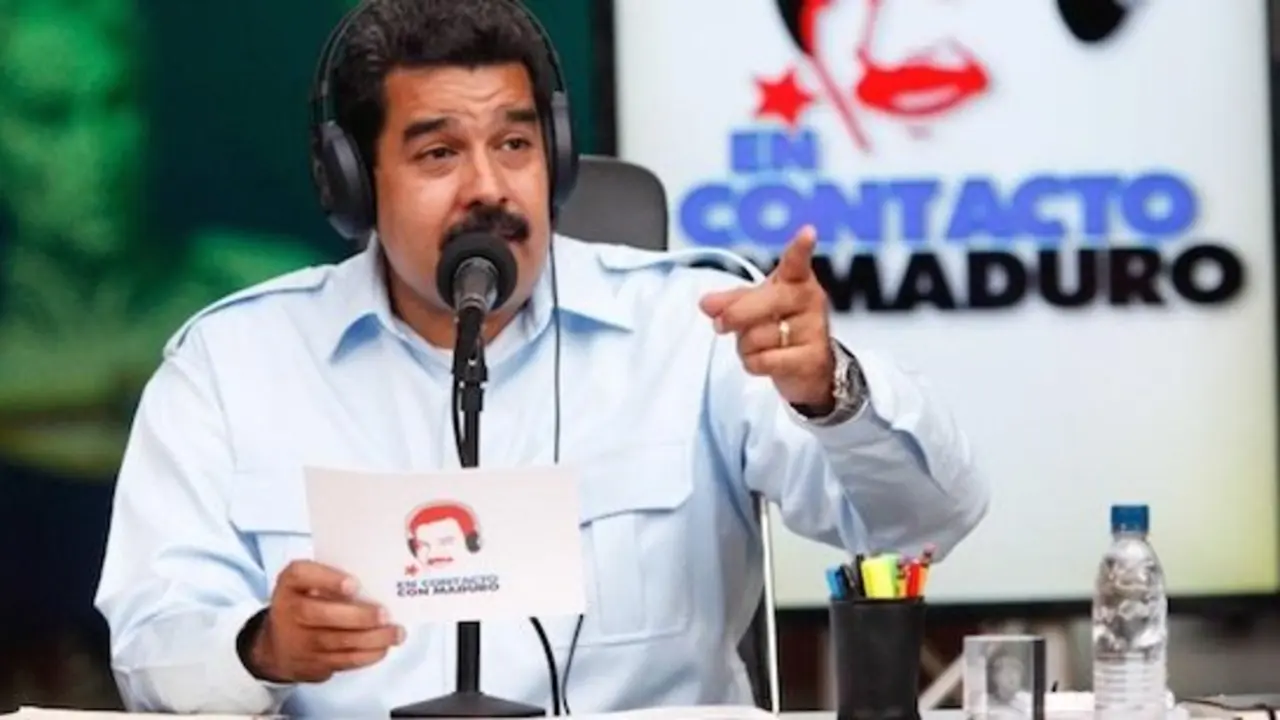 Maduro en su programa &lsquo;En contacto con Maduro&rsquo;.