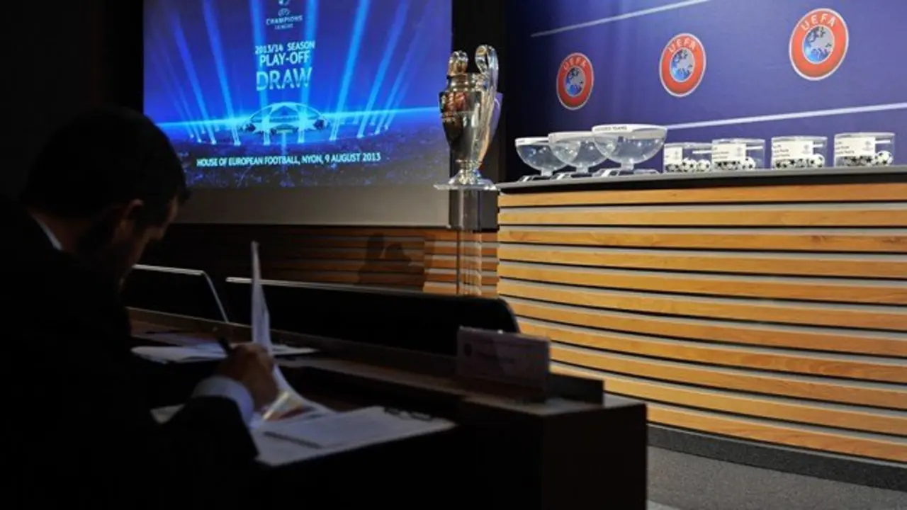 Sorteo de la Champions League.