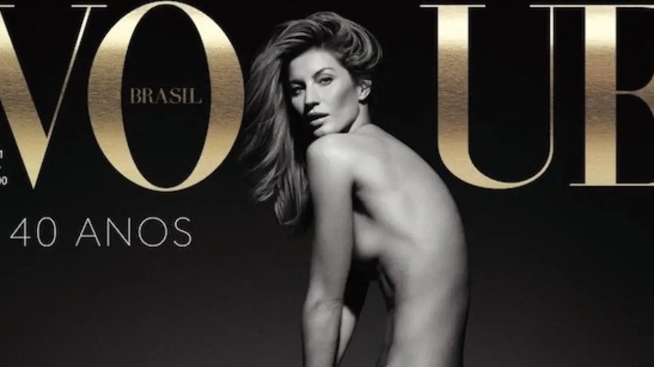 Gisele B&uuml;ndchen portada de Vogue Brasil.