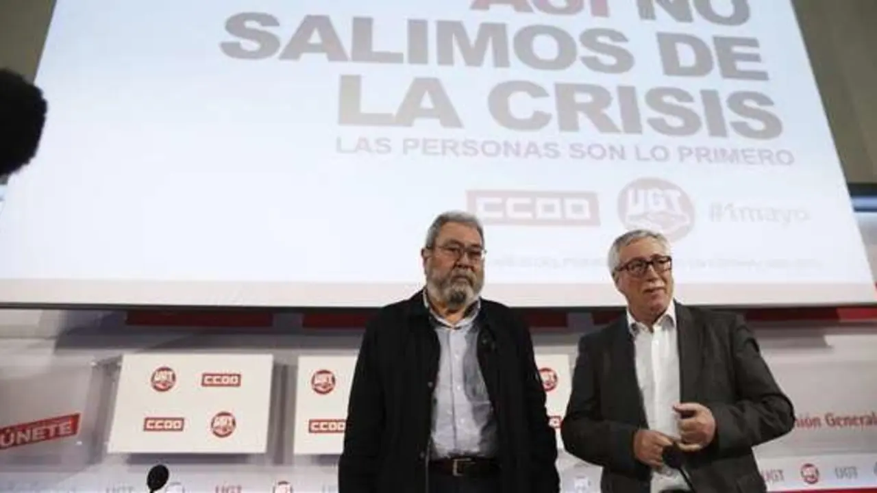 C&aacute;ndido M&eacute;ndez e Ignacio Fern&aacute;ndez Toxo.