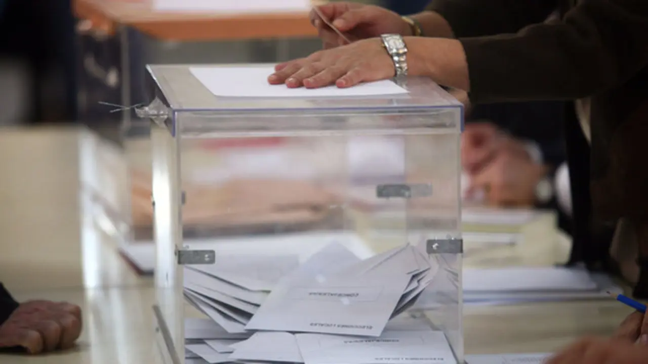 Urna electoral.