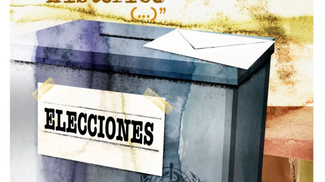 Votacion elecciones, urna
