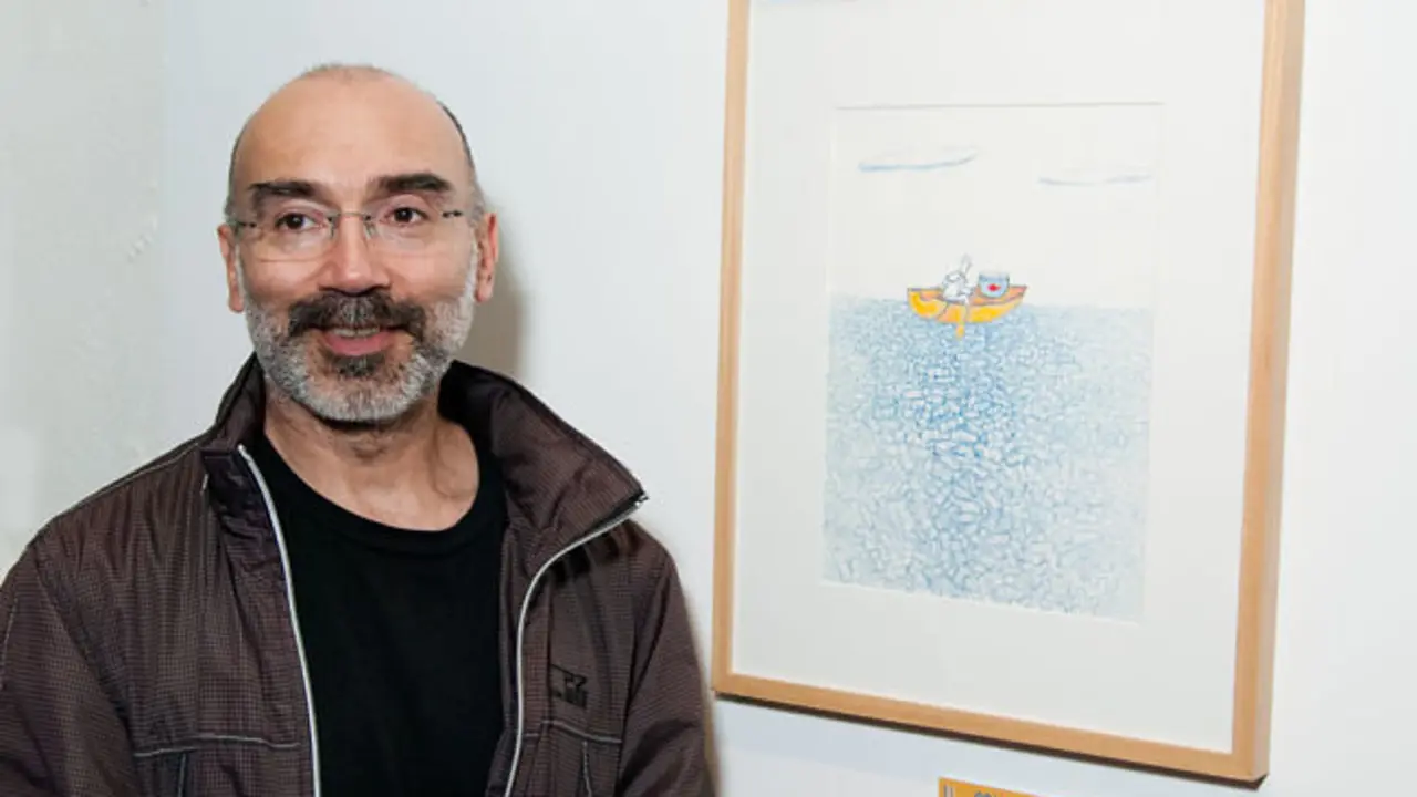 Diego Herrera, vencedor del PortoCartoon 2014