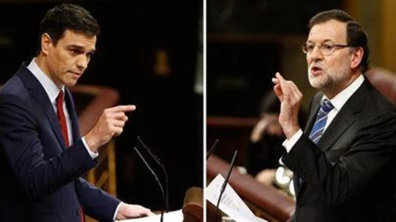 Pedro S&aacute;nchez y Mariano Rajoy.