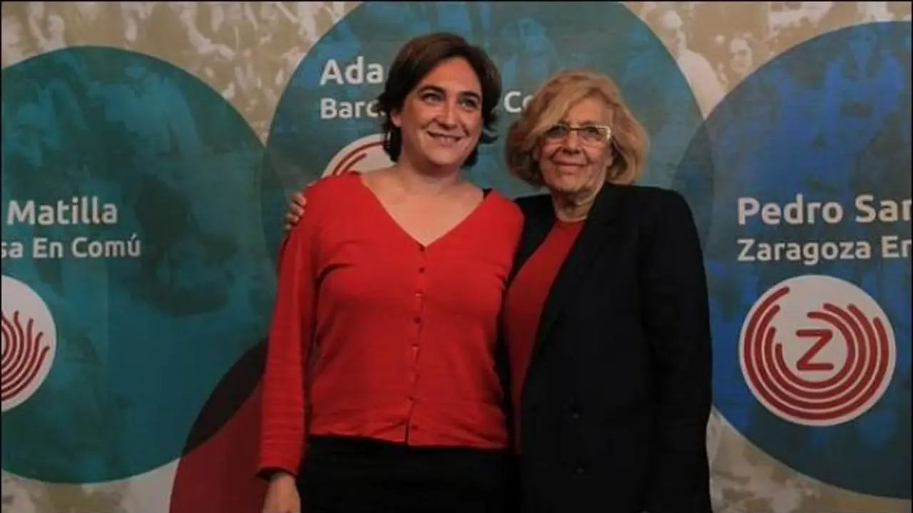 Ada Colau y Manuela Carmena.