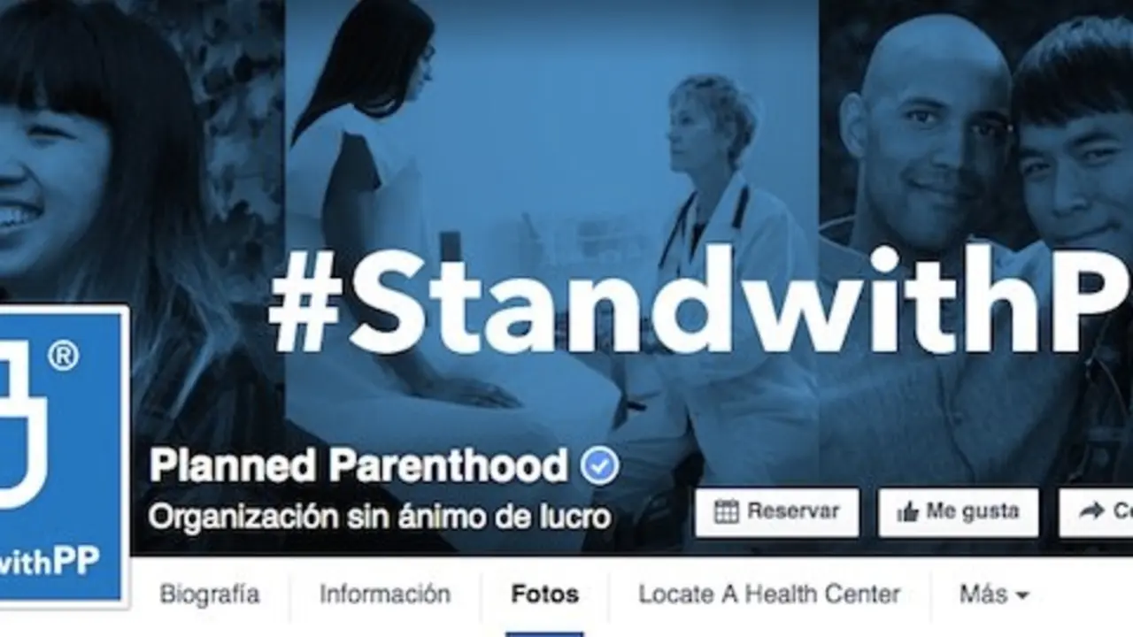 Facebook de de Planned Parenthood.