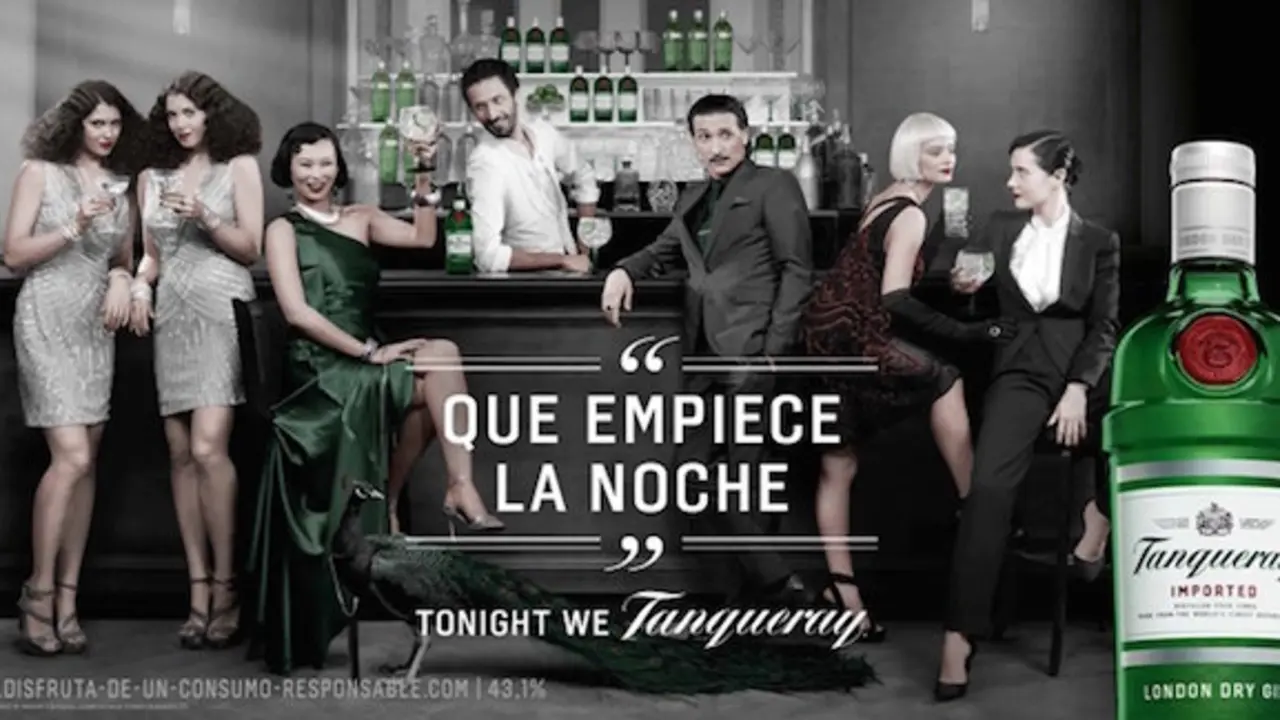 Campa&ntilde;a &lsquo;Que empiece la noche&rsquo; de Tanqueray. / Tanqueray