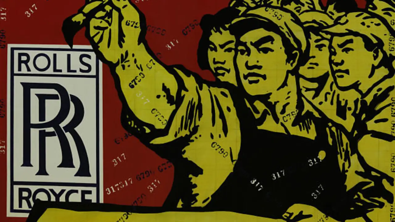 Great Criticism - Rolls Royce, 2005. / Wang Guangyi