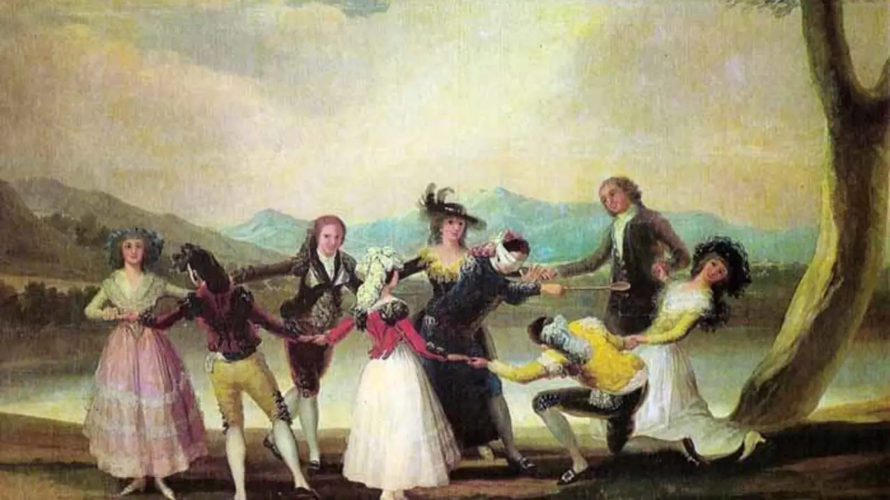 La gallina ciega. / Goya