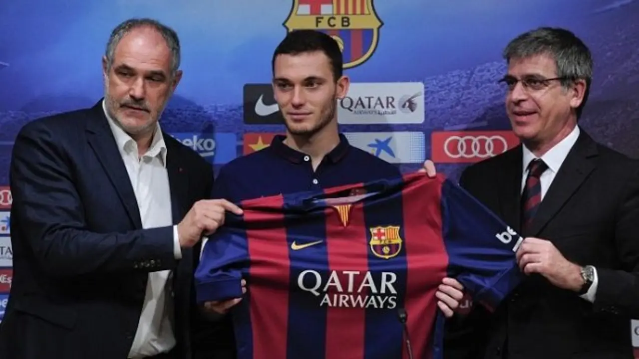 Zubizarreta y Vermaelen el d&iacute;a de la presentaci&oacute;n. / eurosport.com
