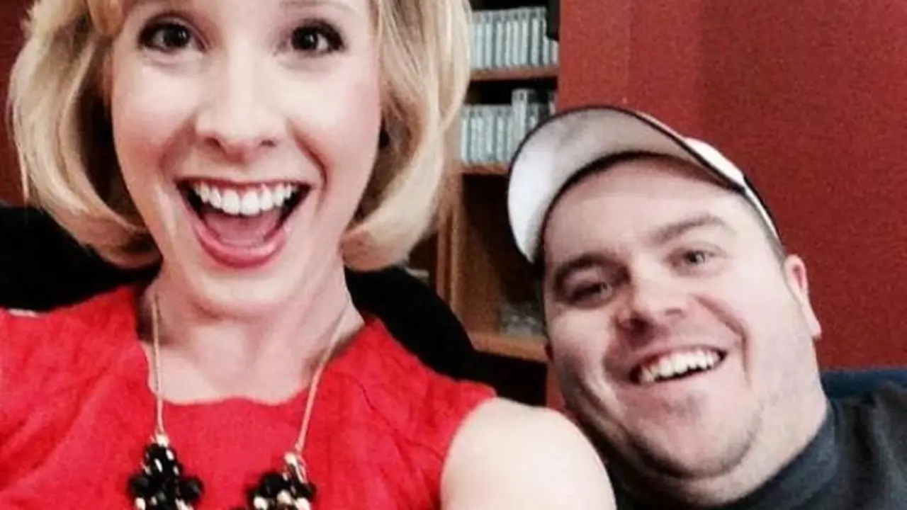 Alison Parker y Adam Ward. / Twitter