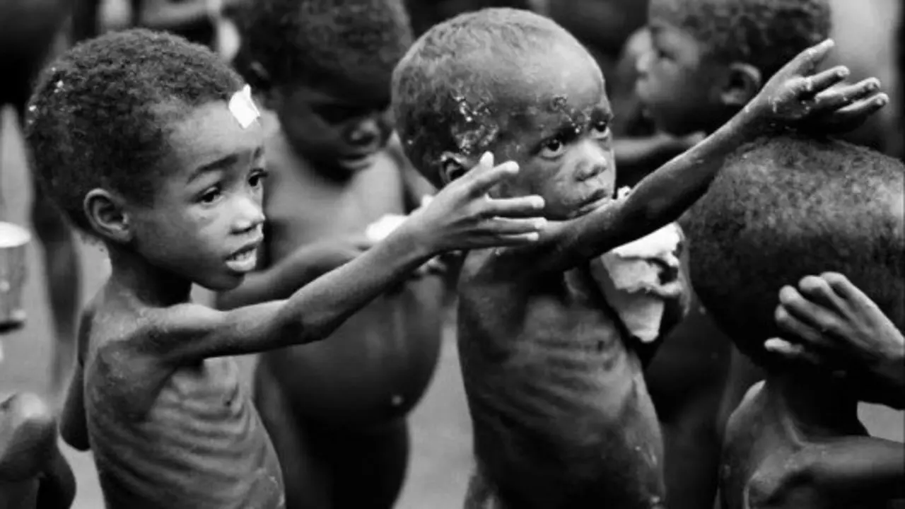 Ni&ntilde;os desnutridos. / Archivo