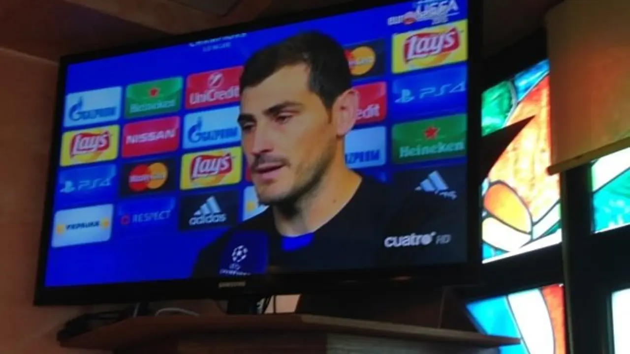 Casillas en Cuatro tras un partido de Champions. / Mundiario