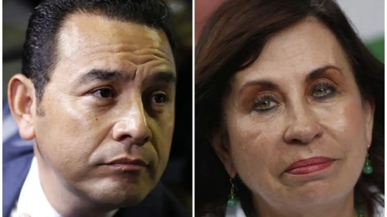Jimmy Morales y Sandra Torres.