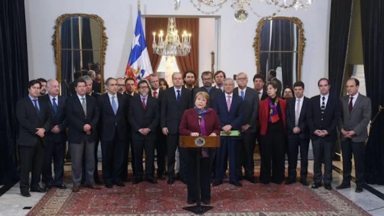 Michelle Bachelet, presidenta de Chile, en rueda de prensa. / gob.cl