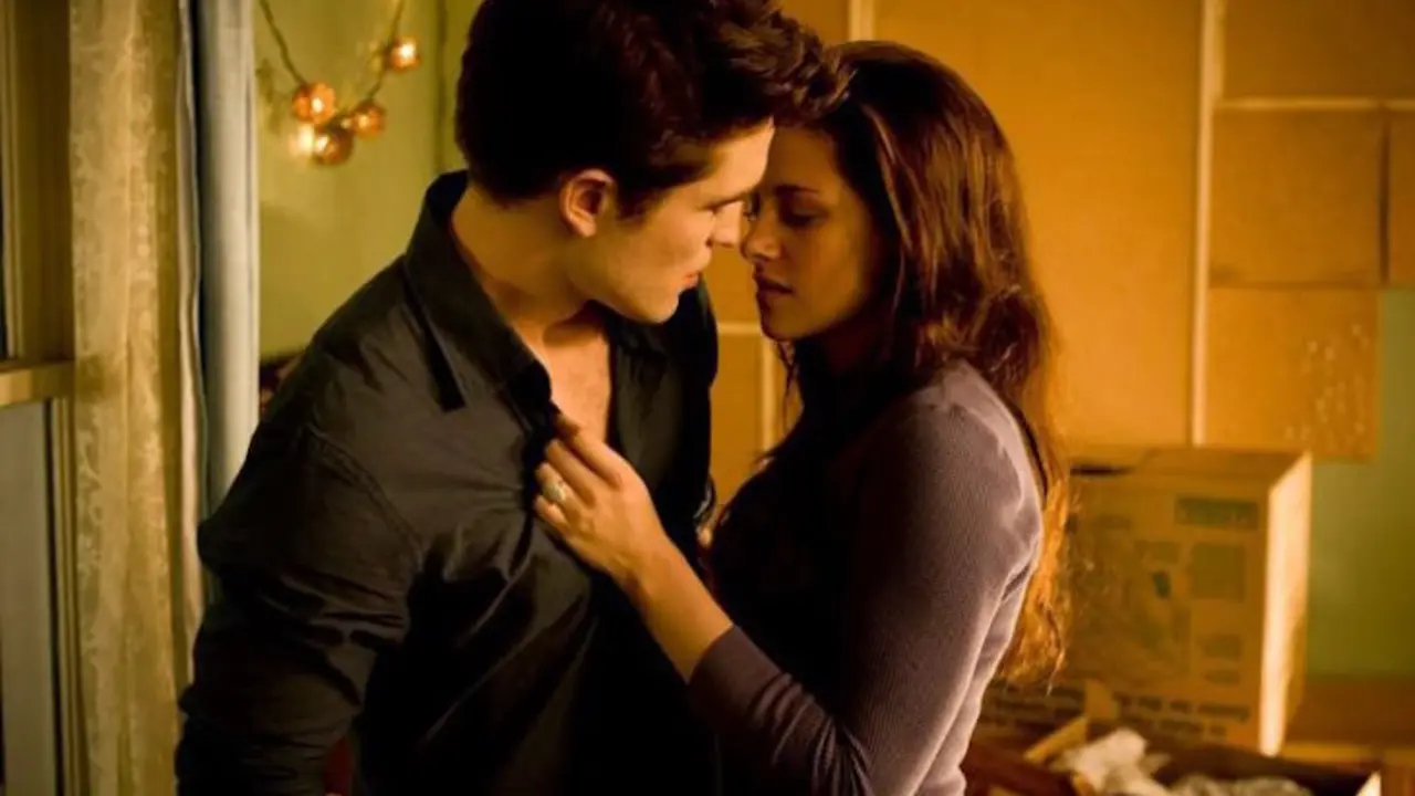 Escena de la saga cinematogr&aacute;fica Crep&uacute;sculo.