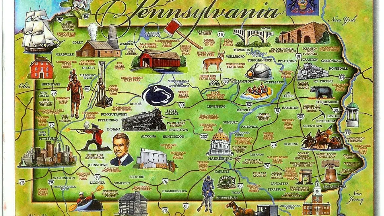 usa-pennsylvania-map
