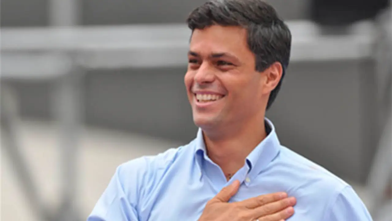 Leopoldo L&oacute;pez, opositor del r&eacute;gimen de Nicol&aacute;s Maduro.