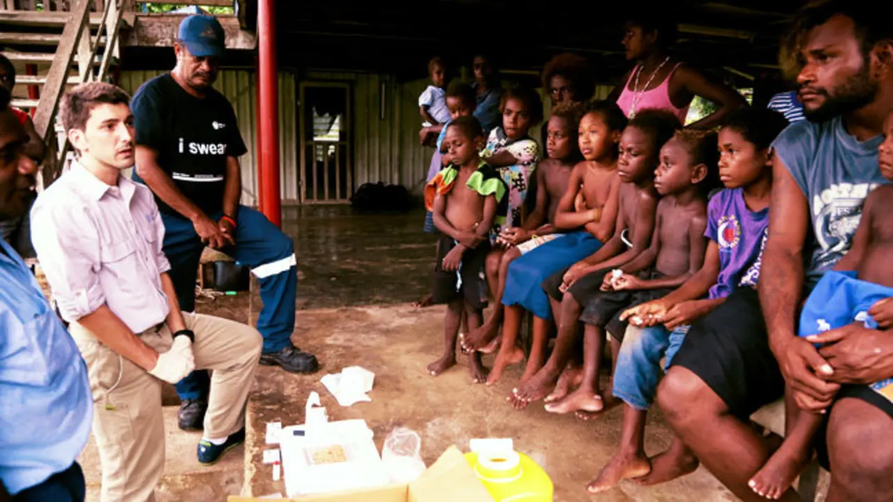 Oriol Mitj&agrave; en Pap&uacute;a Nueva Guinea. / David Fontseca