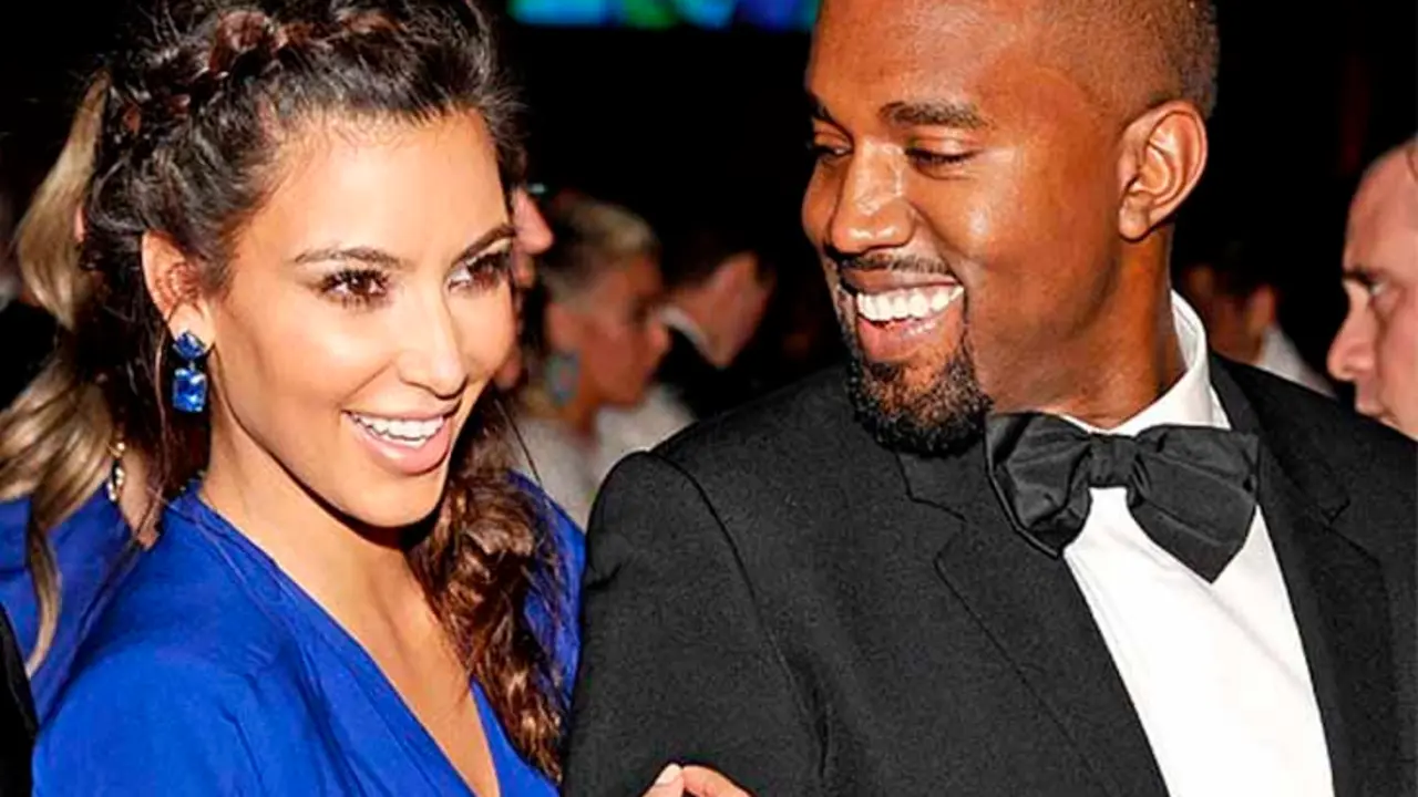 Kim Kardashian y su esposo Kayne West. / people.com