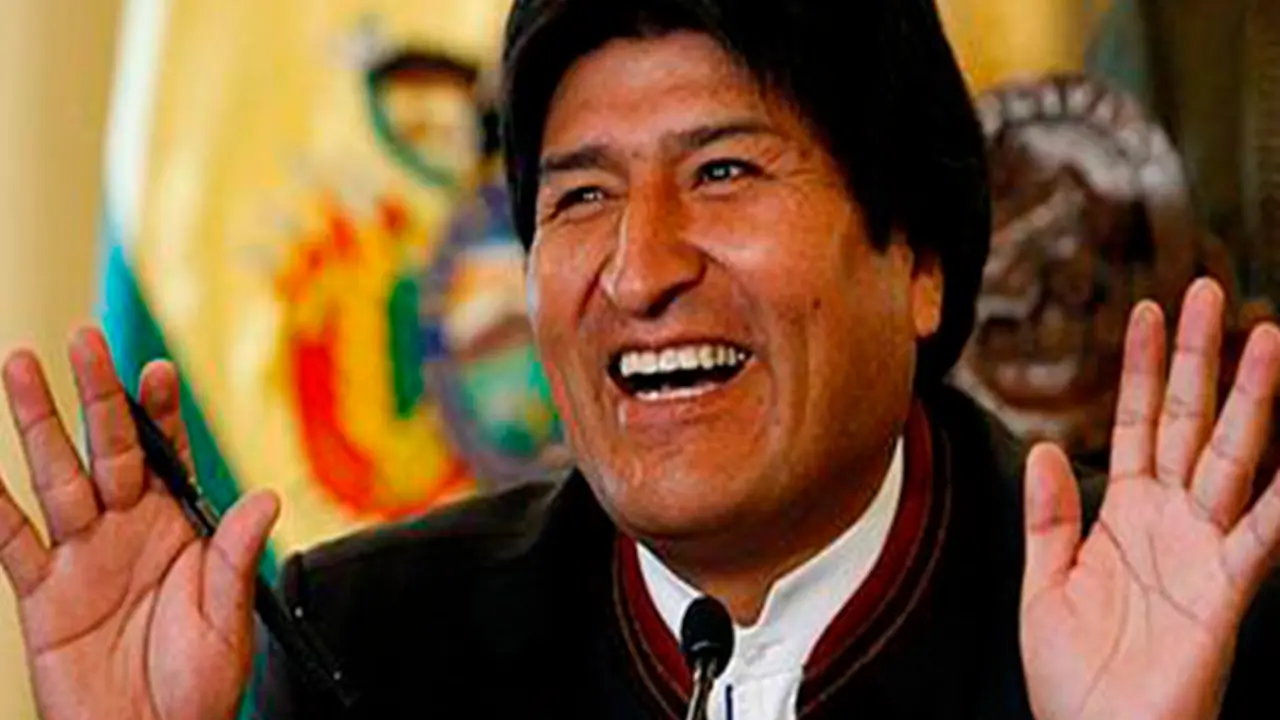 Evo Morales, presidente boliviano. / eldinamo.cl